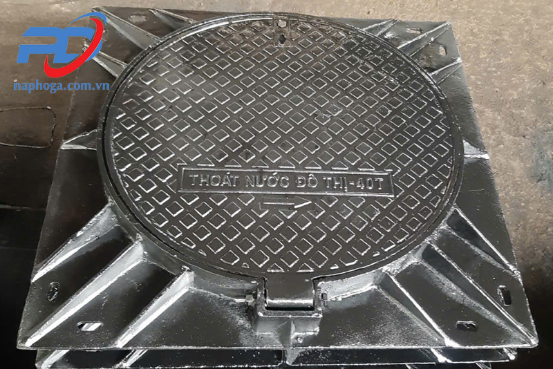 Mua nắp hố ga th&acirc;n vu&ocirc;ng gang x&aacute;m tại Ph&uacute; Đ&ocirc;