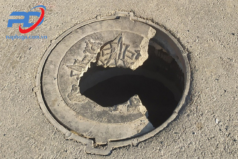 Sự cố nắp hố ga thường gặp khi sử dụng